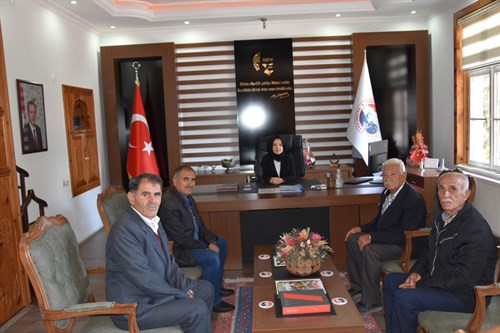 Akseki Kepezbeleni, Kepez, Hocaköy ve Güneykaya Mahalle Muhtarlarından Kaymakam Karataş'a Ziyaret